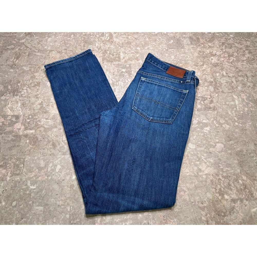Lucky Brand Men's 121 Heritage Slim Dark Wash Denim Jeans , Actual Size 34x35